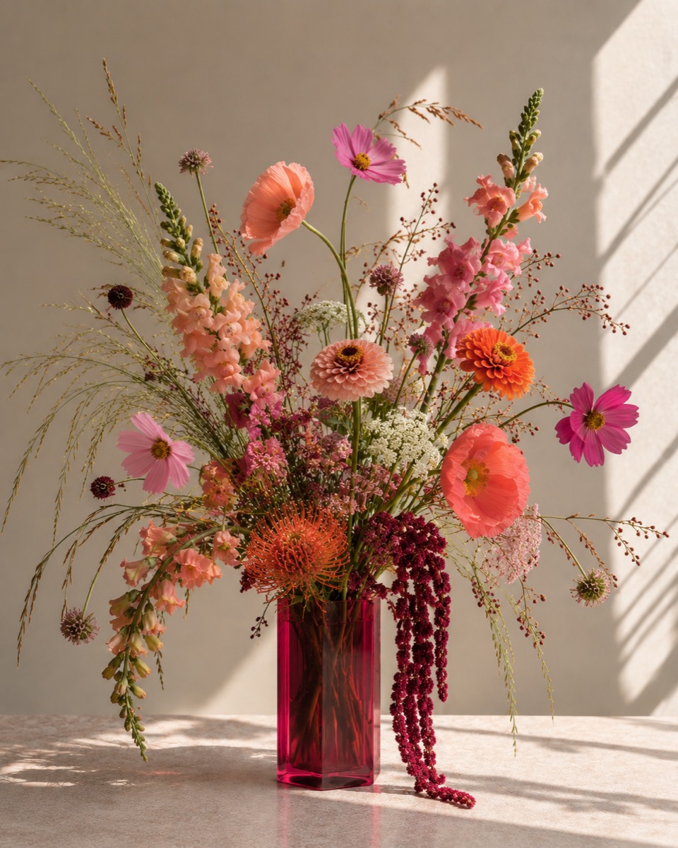 A seasonal composition designed at the atelier